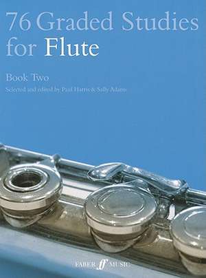 76 Graded Studies for Flute, Book Two de Paul Harris