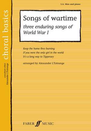 SONGS OF WARTIME SA MEN WITH PIANO de A L'ESTRANGE