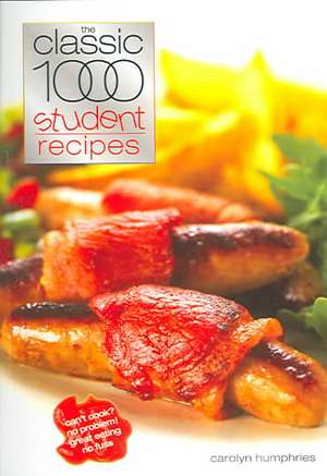 New Classic 1000 Student Recipes: A Complete Aspectarian de Carolyn Humphries