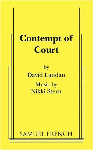 Contempt of Court de David Landau