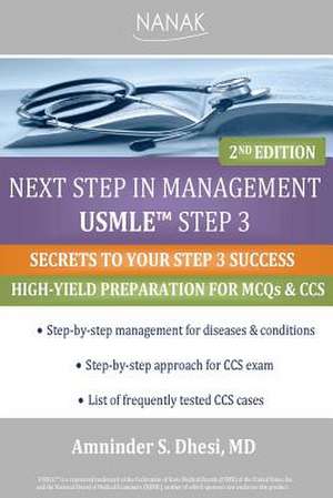 Next Step in Management USMLE Step 3 de Amninder S. Dhesi