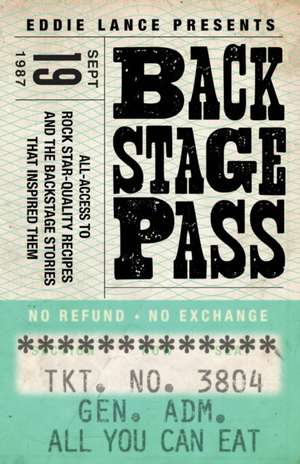 Backstage Pass de Eddie Lance