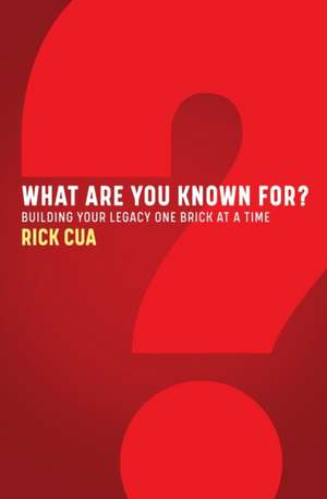 What Are You Known For? de Rick Cua