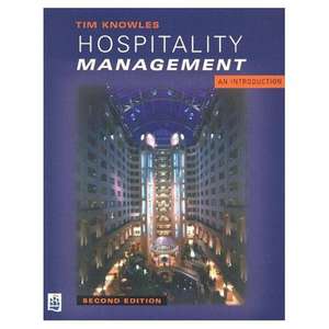 Hospitality Management: An Introduction de Tim Knowles