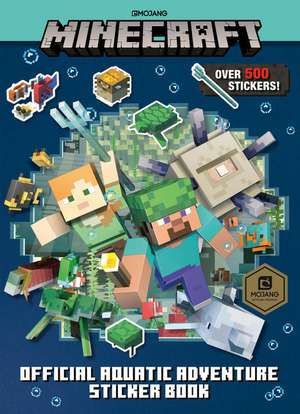 Minecraft Official Aquatic Adventure Sticker Book (Minecraft) de Stephanie Milton