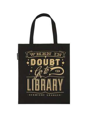 When in Doubt, Go to the Library Tote Bag de Out Of Print