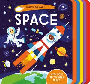 Touch & Learn: Space: With Colorful Felt to Touch and Feel de Becky Davies