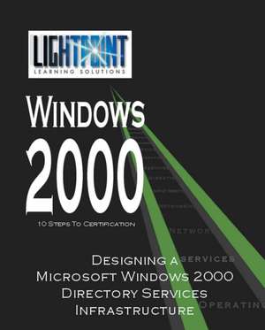 Designing a Microsoft Windows 2000 Directory Services Infrastructure de Nina Gettler