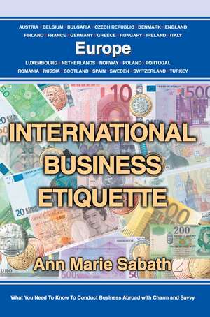 International Business Etiquette de Sabath, Ann Marie