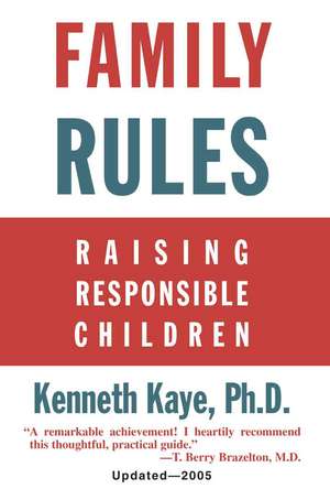 Family Rules de Kenneth Kaye