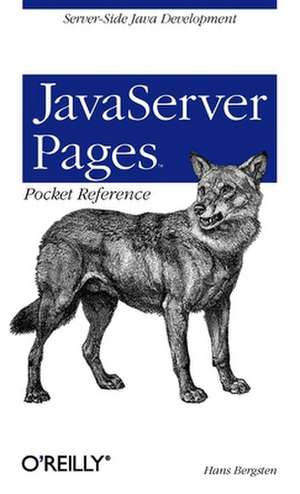 JavaServer Pages Pocket Reference de Hans Bergsten