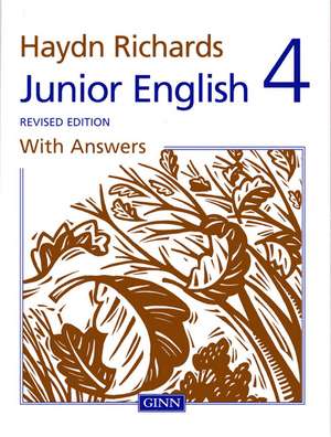 Haydn Richards Junior English Book 4 With Answers (Revised Edition) de Angela Burt