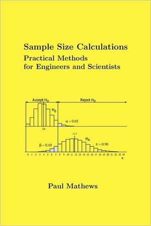 Sample Size Calculations: Practical Methods for Engineers and Scientists de Paul Mathews