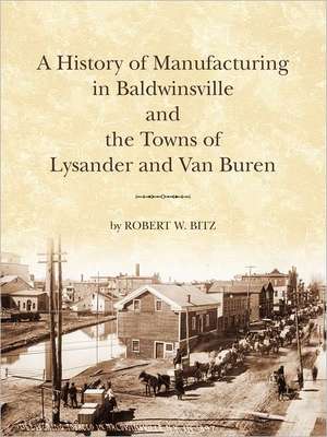 The History of Manufacturing in Baldwinsville and the Towns of Lysander and Van Buren de Robert Ward Bitz