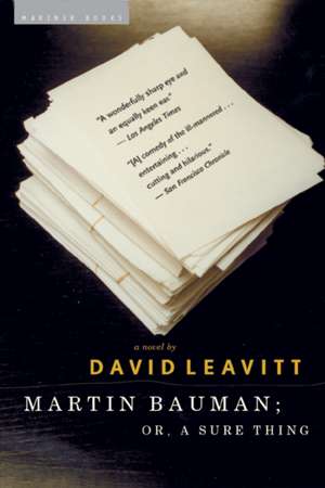 Martin Bauman: or, A Sure Thing de David Leavitt