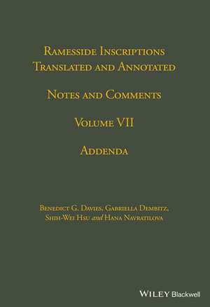 Ramesside Notes V 7 de Benedict G. Davies