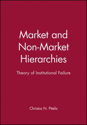 Market and Non–Market Hierarchies: Theory of Institutional Failure de Christos N. Pitelis