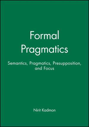 Formal Prgmatics P de Kadmon