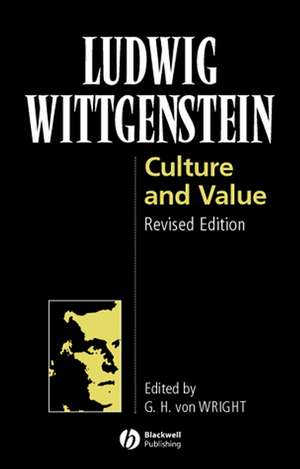 Culture and Value Revised Edition de L Wittgenstein