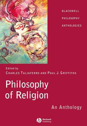 Philosophy of Religion – An Anthology de C Taliaferro