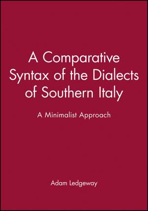Comparative Syntax of the Dial de Ledgeway
