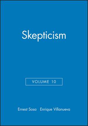 Skepticism: Philosophical Issues, 10, 2000 de E Sosa