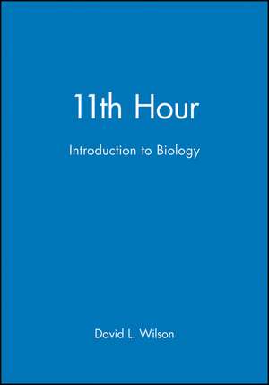 11th Hour de David L Wilson