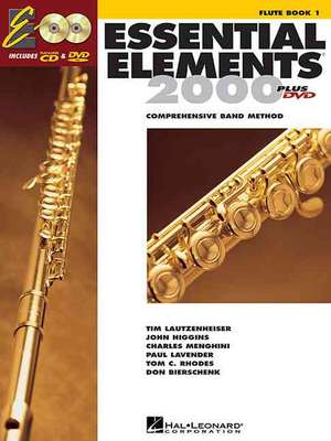 Essential Elements for Band - Flute Book 1 with Eei [With CDROM] de Hal Leonard Corp