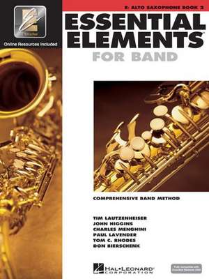 Essential Elements for Band Eb Alto Saxophone - Book 2 with Eei (Book/Online Audio)