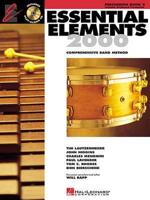 Essential Elements for Band - Book 2 with Eei: Percussion/Keyboard Percussion (Book/Online Media)