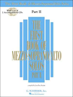 The First Book of Mezzo-Soprano/Alto Solos - Part II Book/Online Audio de Joan Frey Boytim