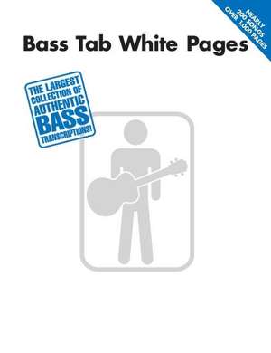 Bass Tab White Pages de Hal Leonard Corp