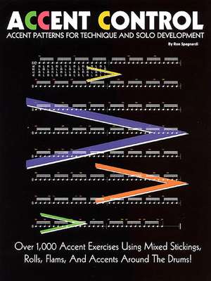 Accent Control: Accent Patterns for Technique and Solo Development de Ron Spagnardi