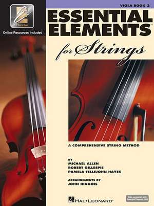 Essential Elements for Strings Viola Book 2 W/Eei Comprehensive Viola Method for Beginner and in de Robert Gillespie