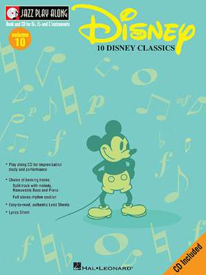 Disney: Jazz Play-Along Volume 10 de And Scott Wittman Marc