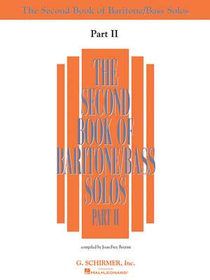 The Second Book of Baritone/Bass Solos Part II: Book Only de Joan Frey Boytim