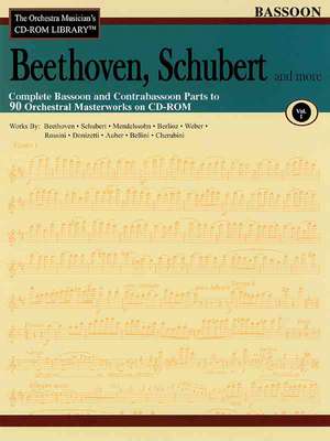 Beethoven, Schubert & More - Volume 1: The Orchestra Musician's CD-ROM Library - Bassoon de Ludwig van Beethoven