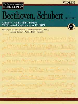 Beethoven, Schubert and More: Violin [With CDROM] de Hal Leonard Publishing Corporation