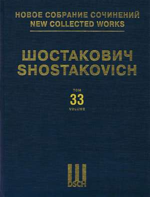 Suite for Variety Stage Orchestra: New Collected Works of Dmitri Shostakovich - Volume 33 de Dmitri Shostakovich