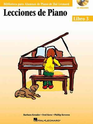 Piano Lessons Book 3 - Book/CD Pack - Spanish Edition: Spanish Edition de Hal Leonard Publishing Corporation