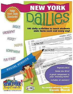 New York Dailies: 180 Daily Activities for Kids de Carole Marsh