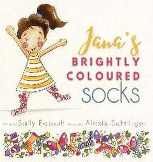 Jana's Brightly Coloured Socks de Sally Fetouh