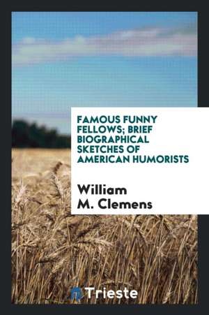 Famous Funny Fellows; Brief Biographical Sketches of American Humorists de William M. Clemens