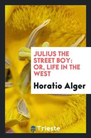 Julius the Street Boy: Or, Life in the West de Horatio Alger