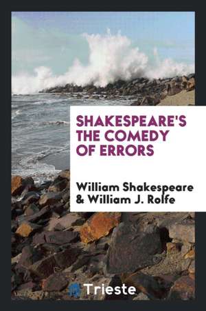 Shakespeare's the Comedy of Errors de William Shakespeare