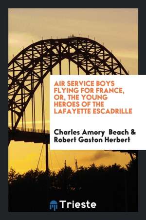 Air Service Boys Flying for France, Or, the Young Heroes of the Lafayette ... de Charles Amory Beach