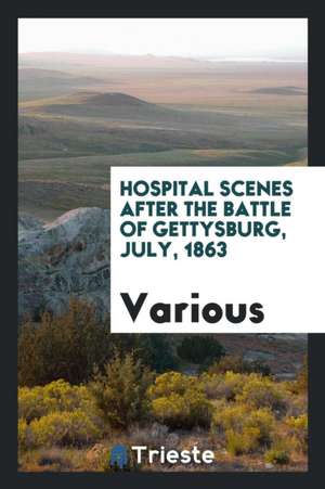 Hospital Scenes After the Battle of Gettysburg, July, 1863 de Various