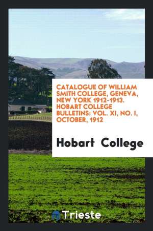 Catalogue de Hobart College