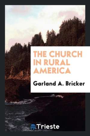 The Church in Rural America de Garland A. Bricker