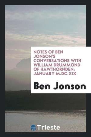 Publications de Ben Jonson